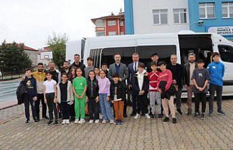 Samsun'u Konya'da temsil edecek oryantiring takımı Havza'dan yolcu edildi