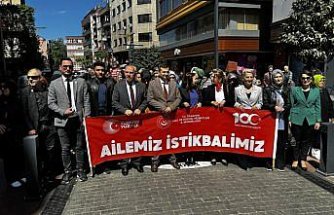 Trabzon'da “Ailemiz İstikbalimiz“ yürüyüşü gerçekleştirildi