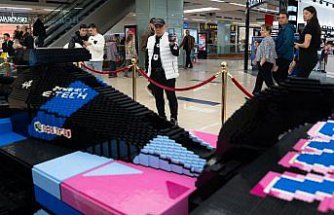 400 bin “lego“ parçasıyla yapılan Formula 1 aracı Ankara'da sergileniyor