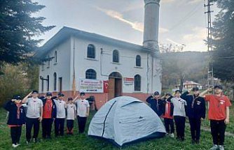 Ayancık'ta izcilere eğitim verildi