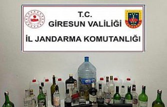 Giresun'da kaçak alkol operasyonu