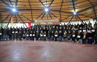 Osmaniye'de orman personeli için düzenlenen doğa kampı sona erdi