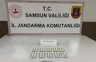 Samsun'da üzerinde 110 uyuşturucu hap bulunan zanlı gözaltına alındı