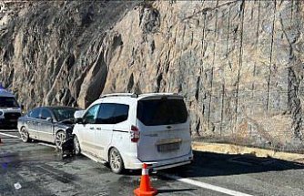 Artvin'de otomobil ile kamyonetin çarpıştığı kazada 4 kişi yaralandı