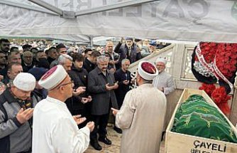 Çayeli Belediye Başkanı Çiftçi'nin annesi son yolculuğuna uğurlandı