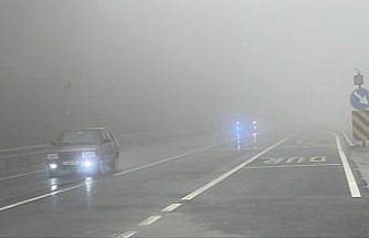 D-100 kara yolunun Bolu Dağı kesiminde sağanak ve sis etkili oldu