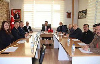 Küre'de Sosyal Yardımlaşma ve Dayanışma Vakfı Mütevelli Heyeti Toplantısı yapıldı