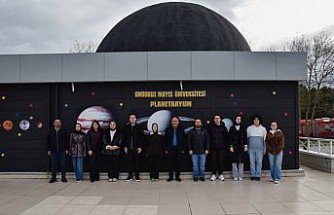OMÜ ve TUA işbirliğiyle öğrenciler uzayı gözlemledi