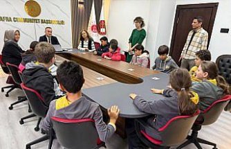 Bafra'da öğrenciler Adalet Sarayı'nın işleyişini yerinde gördü