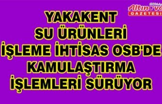Yakakent Su Ürünleri İşleme İhtisas OSB'de kamulaştırma işlemleri sürüyor