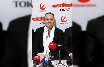 Yeniden Refah Partisi Genel Başkanı Erbakan, Tokat'ta konuştu: