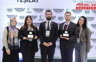 Yeşilay Samsun Şubesi'ne gönüllülük ödülü