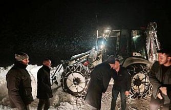 Ağlı Belediye Başkanı Ergin, karla mücadelede çalışan ekipleri ziyaret etti