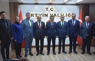 Bakan Yumaklı, Artvin'de Türk somonu üretim tesisi ziyaretinde konuştu: