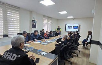 Çorum'da AFAD personeline trafik eğitimi verildi