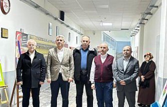 Çorum'da öğrencilerin tezhip eserleri sergilendi