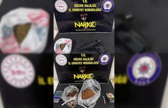 Düzce'de uyuşturucu operasyonlarında yakalanan 2 şüpheli tutuklandı