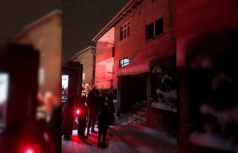 Ladik'te bir evde çıkan yangın söndürüldü