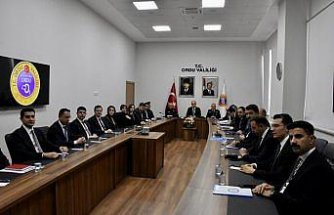 Ordu'da güvenlik, asayiş ve koordinasyon toplantısı yapıldı