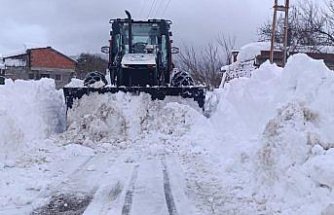 Ordu'da karla mücadele devam ediyor