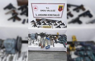 Ordu'da yasa dışı silah imalatı ve ticareti yaptığı idda edilen zanlı tutuklandı