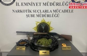 Samsun'da uyuşturucu operasyonunda 1 zanlı gözaltına alındı