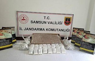 Samsun’da bandrolsüz tütün ürünleri ele geçirildi