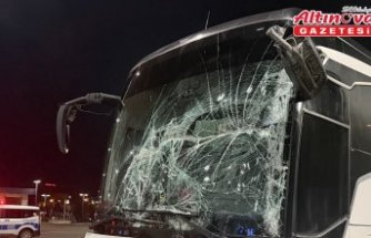 Trabzon'da terminalde otobüsün çarptığı çocuk yaralandı