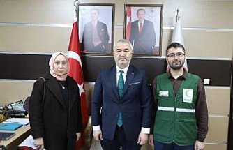 Yeşilay Samsun Şubesinden 19 Mayıs Belediye Başkanı Topaloğlu'na ziyaret