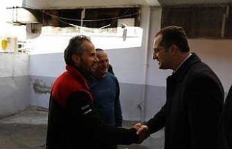 Akçaabat Belediye Başkanı Ekim, esnafı ziyaret etti