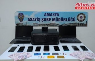 Amasya merkezli kredi kartı dolandırıcılığı operasyonunda 4 zanlı yakalandı
