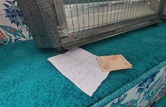 Amasya'da yolcular köy camisinde kullandıkları ısıtıcının elektrik parasını notla bıraktı