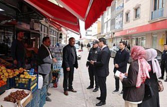 Asarcık Kaymakamı Korkmaz, tütün denetimine katıldı