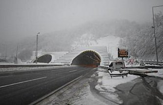 Bolu Dağı'nda kar etkisini sürdürüyor