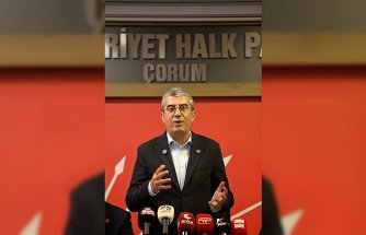 CHP Grup Başkanvekili Günaydın, Çorum'da konuştu: