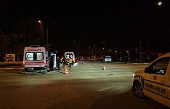 Çorum'da çarpışan iki motosikletin de sürücüsü yaralandı