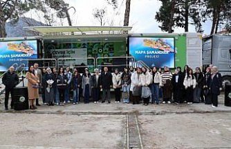 “Doğa Dostu Tır“ Amasya Üniversitesinde öğrencilerle buluştu