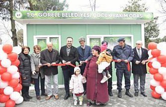 Görele'de çocuk bakım odası hizmete açıldı