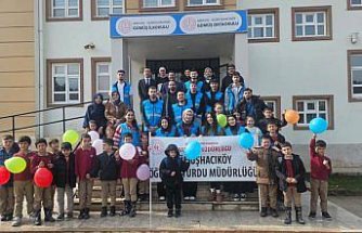 Gümüşhacıköy'de “Isıtan Eller Projesi“ uygulanıyor