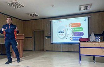 Mecitözü'nde afet farkındalığı eğitimi yapıldı