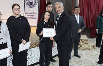 Merzifon'da “Korkma Gençliğin Ruhu Burada“ Liseler Arası Bilgi Yarışması yapıldı