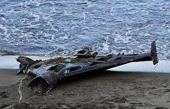 Ordu'da sahilde bulunan insansız hava aracı, SAS ekiplerince incelendi