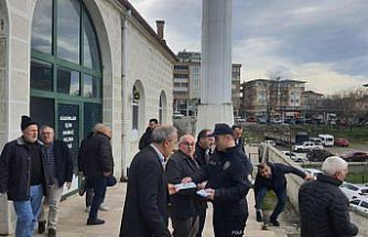 Salıpazarı'nda vatandaşlara dolandırıcılık uyarısı yapıldı