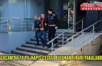 Samsun'da 14 yıl hapis cezası bulunan firari yakalandı