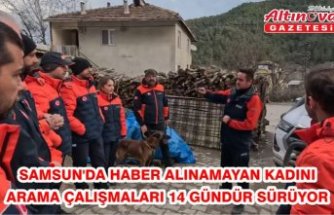 Samsun'da haber alınamayan kadını arama çalışmaları 14 gündür sürüyor