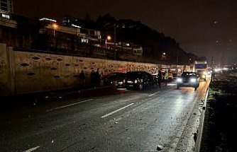 Samsun'da 5 otomobilin karıştığı zincirleme trafik kazasında 1 kişi yaralandı