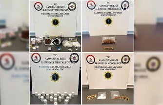 Samsun'da uyuşturucu operasyonlarında 9 zanlı yakalandı