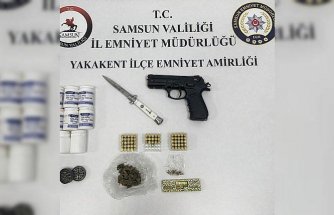 Samsun'da uyuşturucu operasyonunda 2 zanlı yakalandı