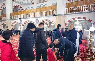 Almus'ta bayramlaşma programı yapıldı