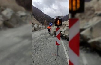 Artvin-Şavşat kara yolu tek yönlü ulaşıma açıldı